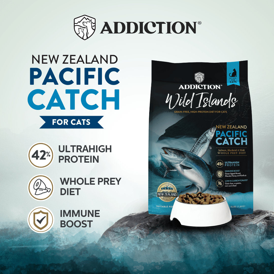 Wild Islands Pacific Catch NZ King Salmon Dry Cat Food 1.8kg, 4.5kg - Addiction Singapore