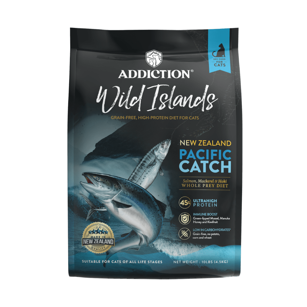 Wild Islands Pacific Catch NZ King Salmon Dry Cat Food 1.8kg, 4.5kg - Addiction Singapore
