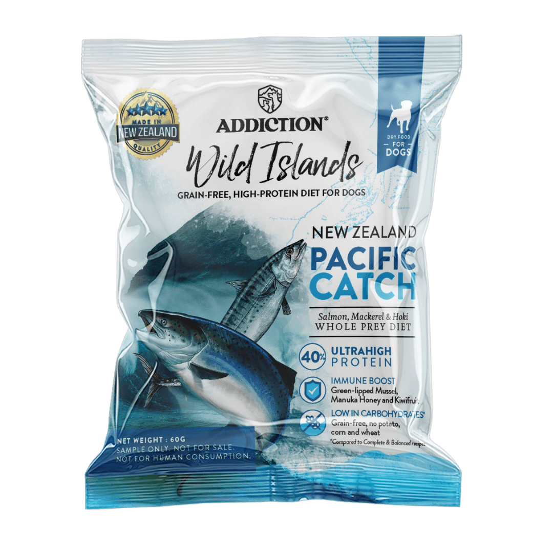 Wild Islands NZ Pacific Catch Salmon, Mackarel & Hoki Dry Dog Food 1.8kg, 9kg - Addiction Singapore