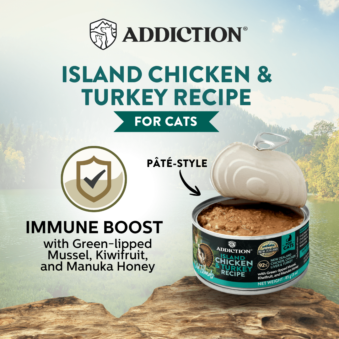 Wild Islands Turkey & Chicken Wet Cat Food 85g - Addiction Singapore