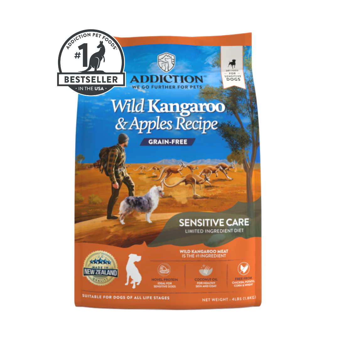 Wild Kangaroo & Apples Dry Dog Food 1.8kg, 9kg - Addiction Singapore