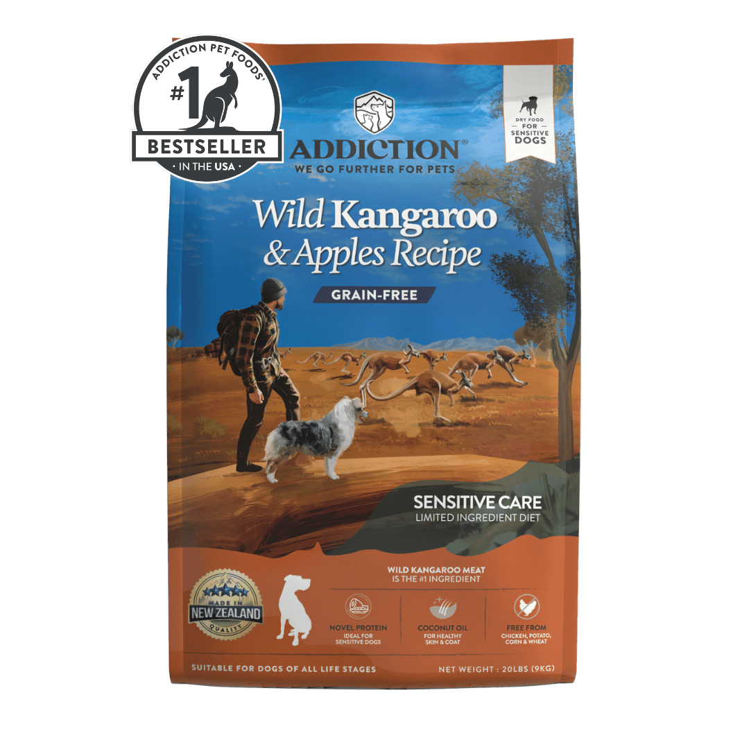 Wild Kangaroo & Apples Dry Dog Food 1.8kg, 9kg - Addiction Singapore